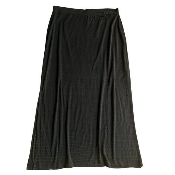 Apartment 9 Maxi Skirt with Slit, Black, XL - Picture 1 of 9